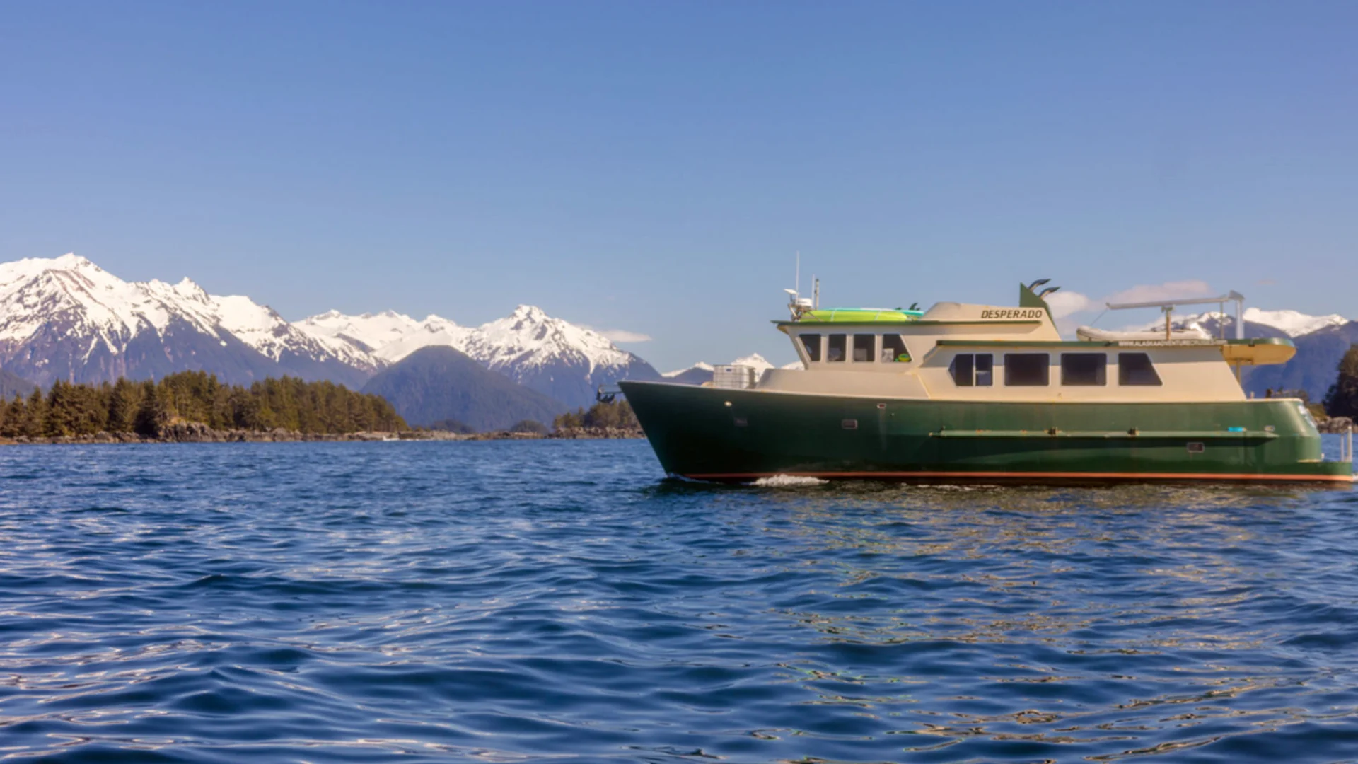The Desperado Cruise and fish Sitka, Alaska aboard The Desperado, a 67 foot liveaboard adventure.