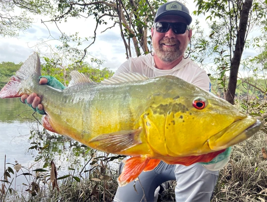 Agua Boa Amazon Peacock Bass Agua Boa Amazon Lodge, a fly-fishing-only lodge in Brazil, is nestled in the heart of the Amazon rainforest. Join our 2027 Hosted fishing trips at Agua Boa, one of the top ten fly fishing lodges in the world.