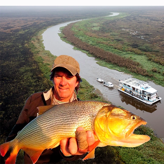 Golden Dorado Liveaboard Join Brad's 2027 Hosted Weeks on the Golden Dorado Liveaboard on the Upper Parana River in Argentina for golden dorado.