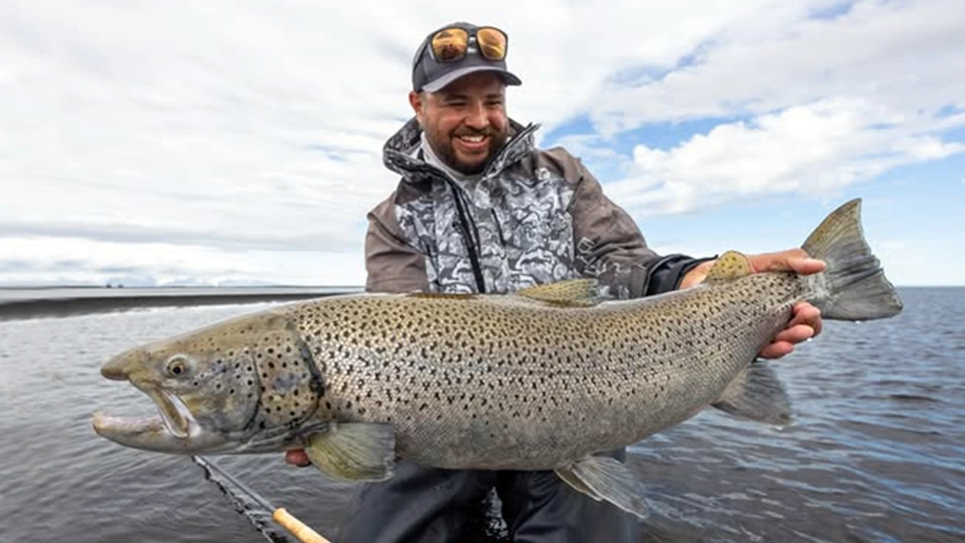 Big Brown - Battle Hill Flyfish Iceland's Vatnamot Rivers with Fish Partners and stay at Battle Hill Lodge.